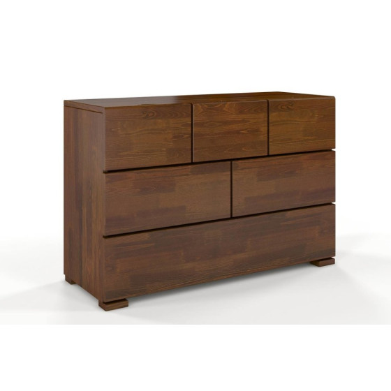 Commodes en bois massif  6 tiroirs collection MODERN