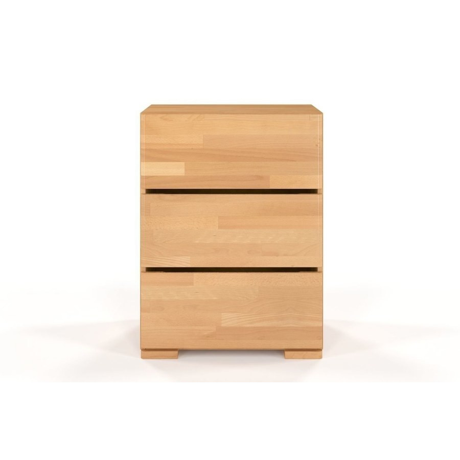 Commode en bois naturel 3 tiroirs collection AGA