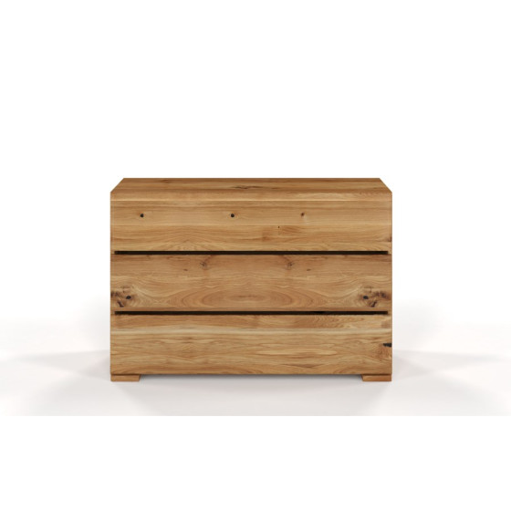 Commode en bois naturel 3 tiroirs collection NICEA