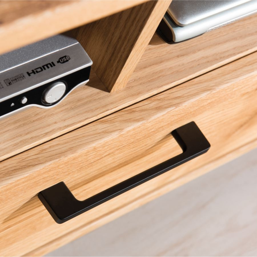 Meubles tv design bois avec poignées en métal collection ARCO