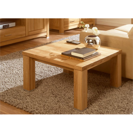 Table basse en bois massif pour salon collection ROMA