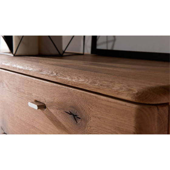 Table basse en chêne avec tiroir collection VERONA