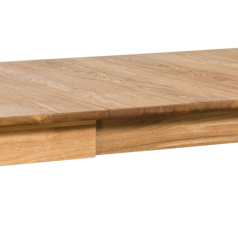 table chêne extensible avec double rallonges collection VERONA