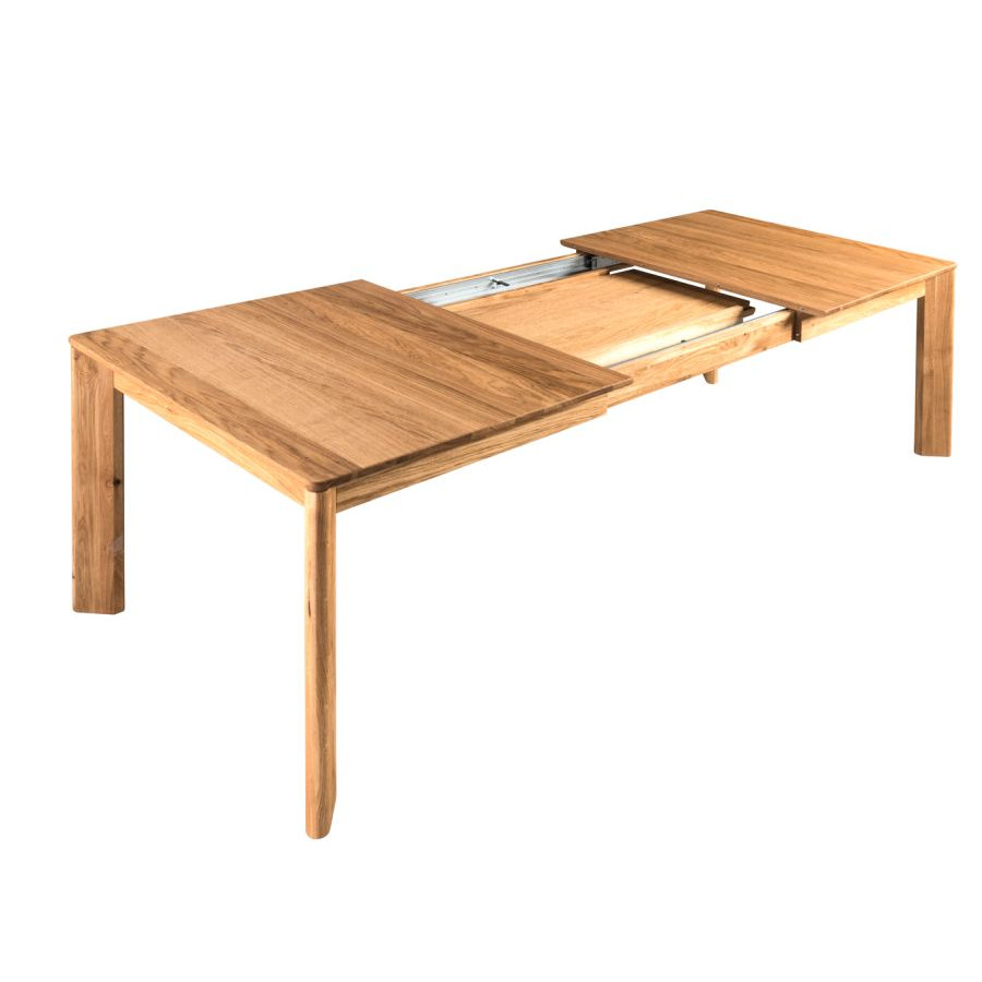 table à manger bois extensible avec deux rallonges collection VERONA