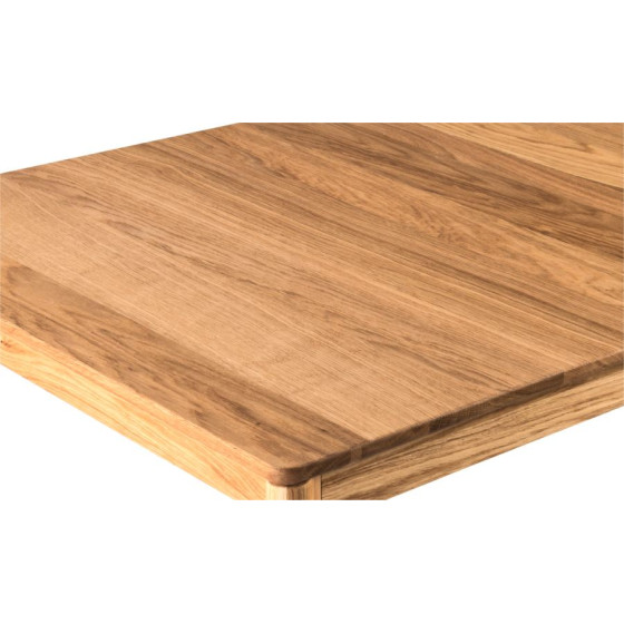 table chêne massif rallonge avec plateau en bois massif gamme VERONA