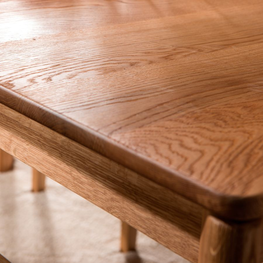 table chêne massif extensible avec superbe finition huilé brossé gamme VERONA