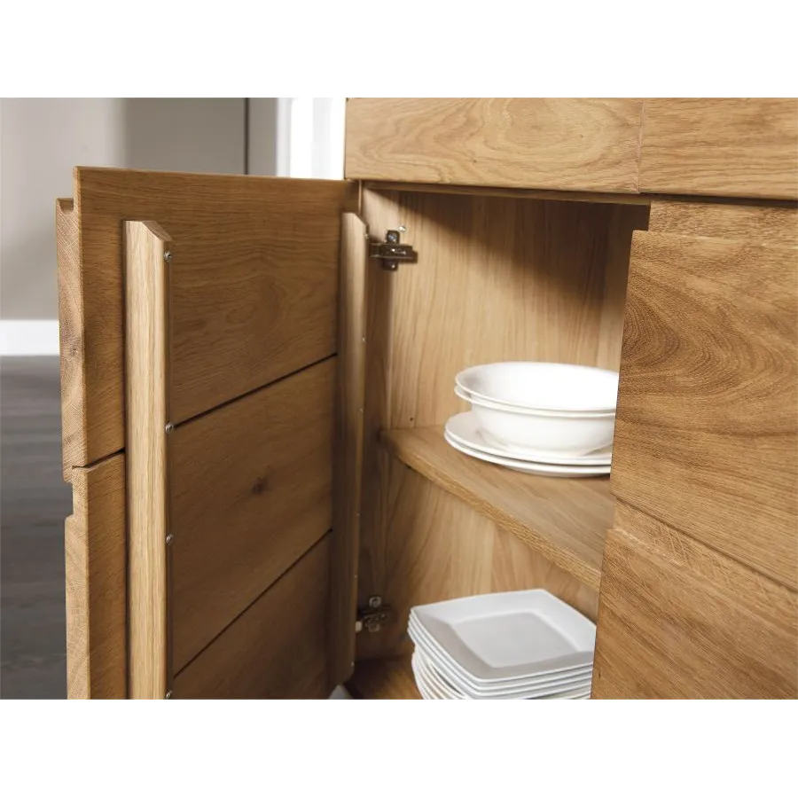Commode en bois avec portes en chêne collection VOLA