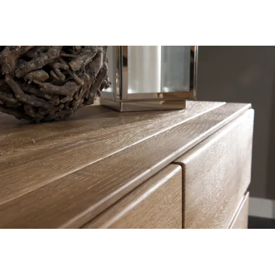 Commode en bois avec plateau en chêne collection VOLA