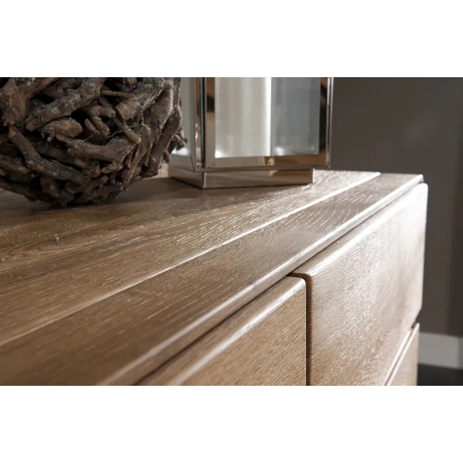 Commode en bois avec plateau en chêne collection VOLA