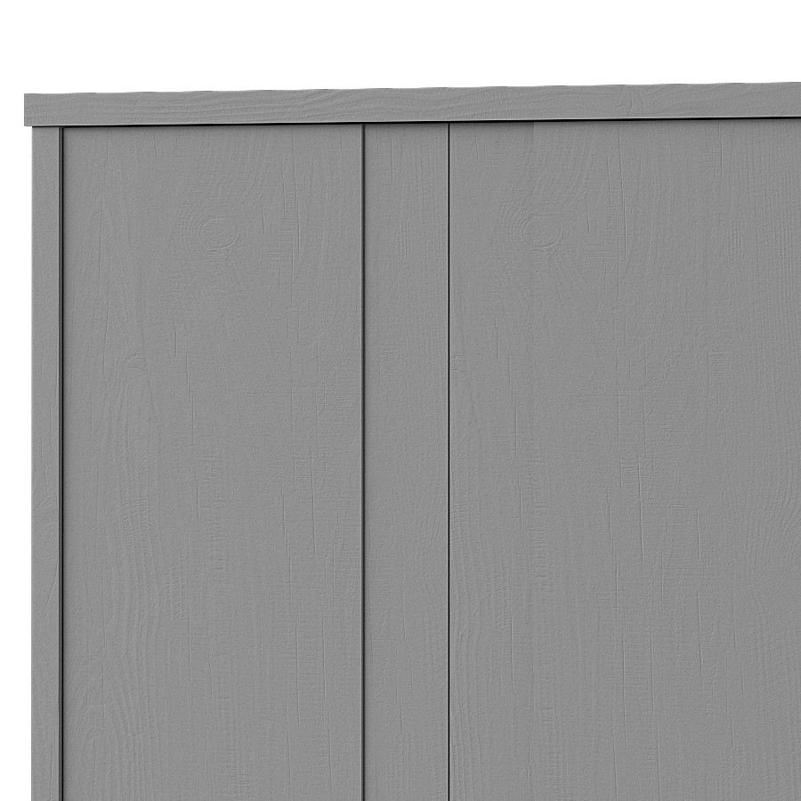 Armoire en pin massif finition anthracite collection NORWAY