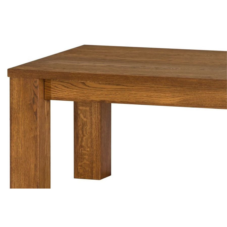 Table basse avec pieds en chêne naturel collection BAROS