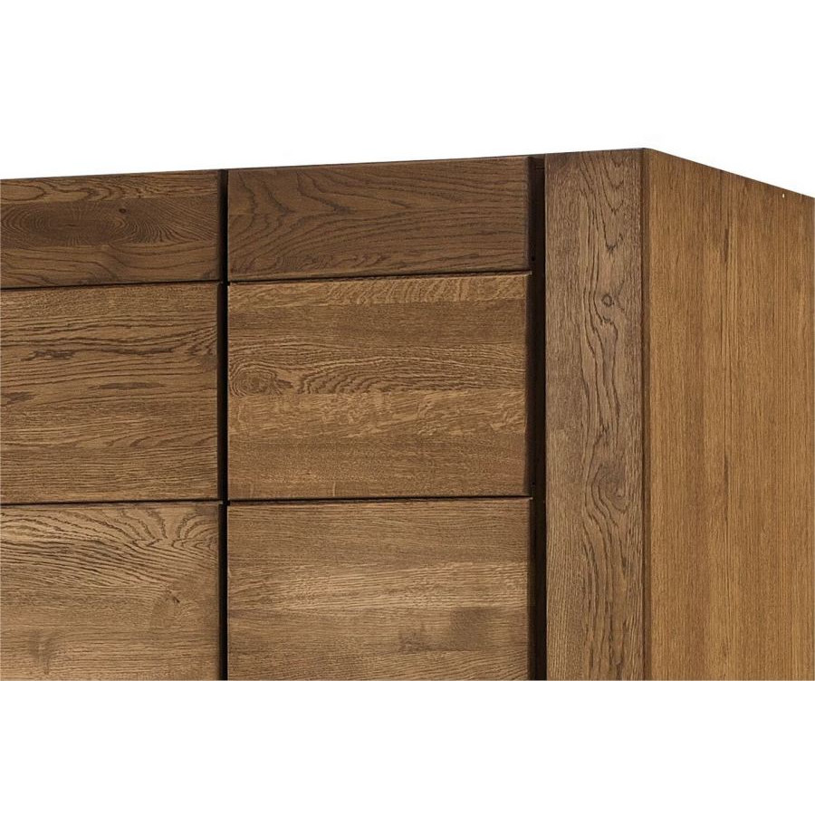 Armoire-dressing 2 portes en bois finition haut de gamme collection BAROS