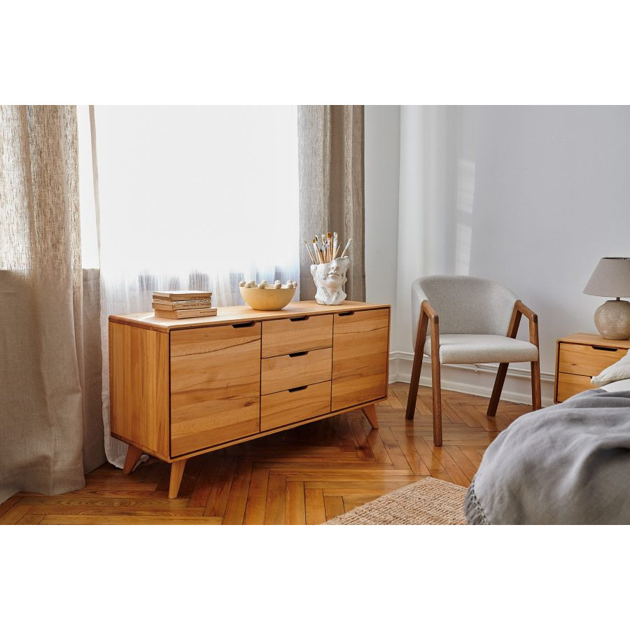 Commode bois naturel collection Sven