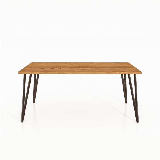 Table bois et métal collection Vigo