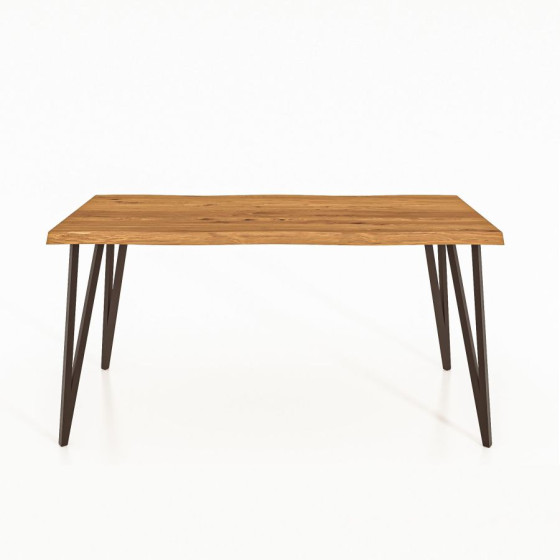 Table bois et métal collection Vigo