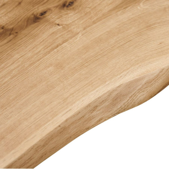 Table bois naturel et métal collection Vigo
