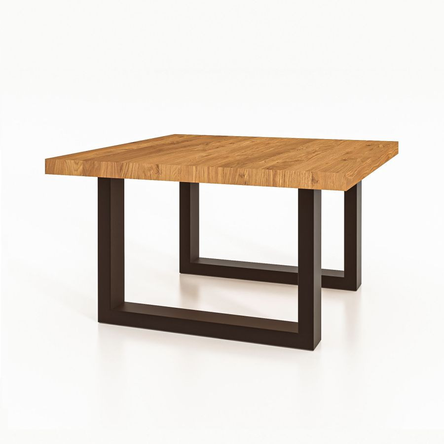 Table basse industrielle bois pieds métal collection Styl