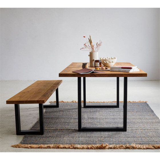 Table bois industriel 140x90 collection Styl