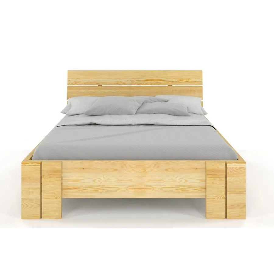 lit en pin 140x190 finition naturel collection MODENA