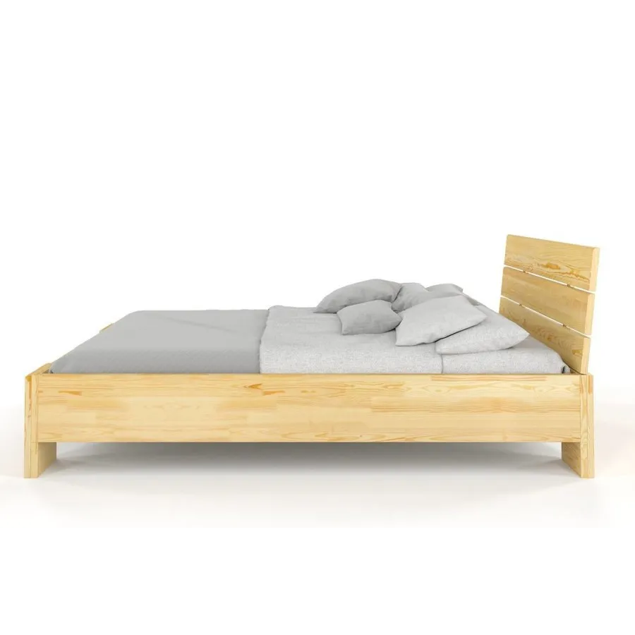 lit en pin 180x200 finition naturel collection MODENA