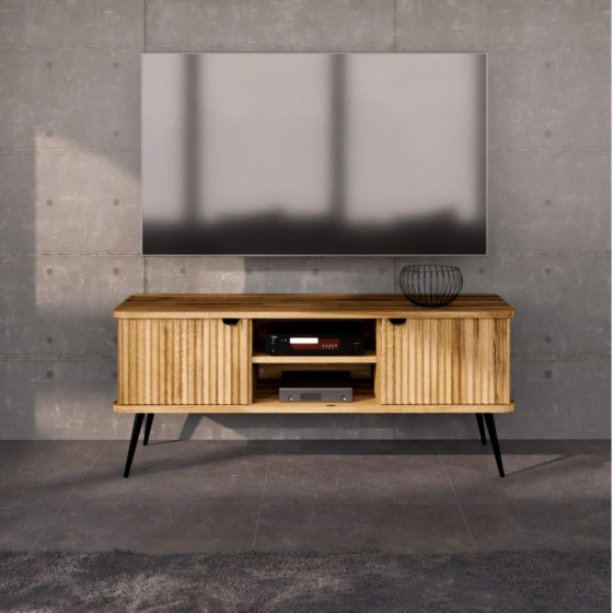 Meuble TV en bois moderne collection Linéa