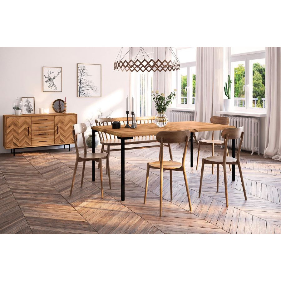 Buffet bois massif salle a manger collection Harmony