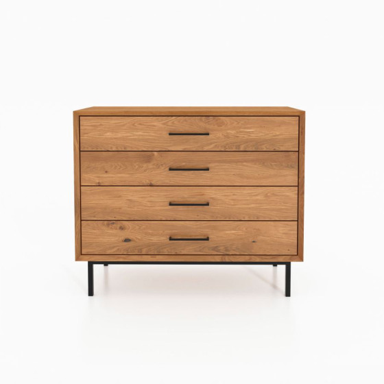 Commode chambre bois massif collection Harmony