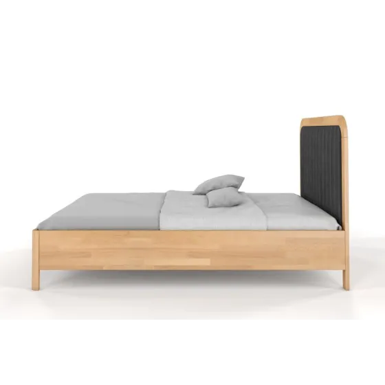 Lit coffre bois massif contemporain collection Verde