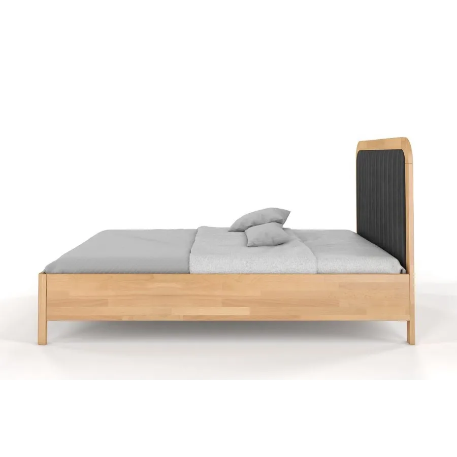 Lit coffre bois massif contemporain collection Verde