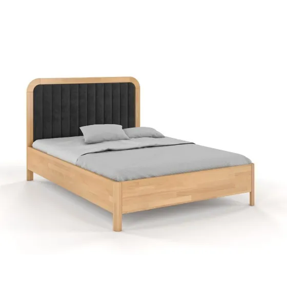 Lit coffre bois hêtre massif collection Verde