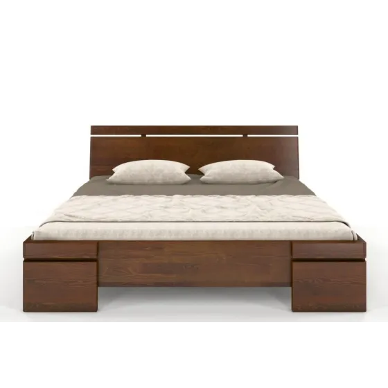 Lit en bois pin massif 160x200 collection NOTTE