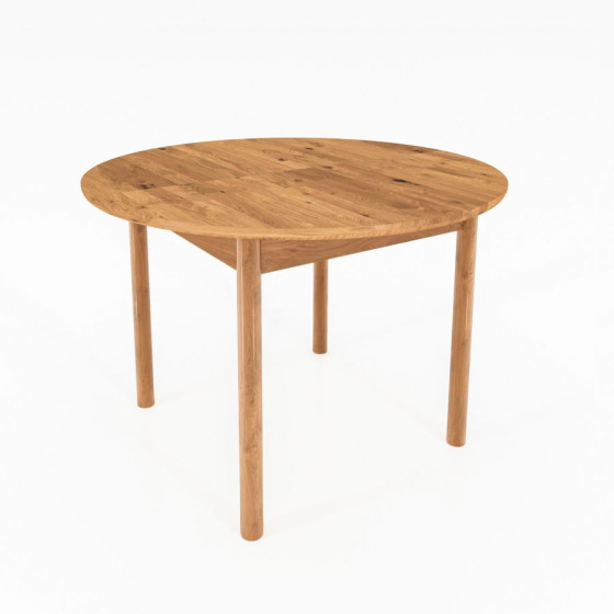 Table ronde bois chêne collection Nola