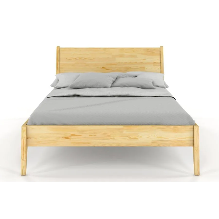 Lit 160x200 pin massif finition naturel collection VENISE