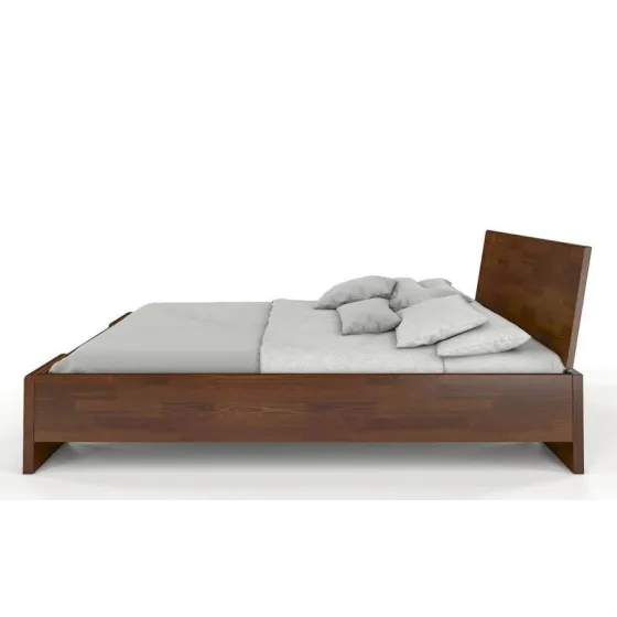 Lit coffre bois pin 140x190 chambre adulte collection NOVA