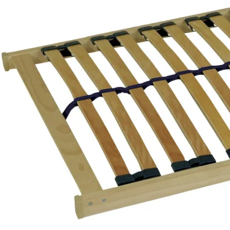 Sommier à Lattes Roulantes - Marque - Modèle - 14 Lattes En Bois - 70x200cm - Be