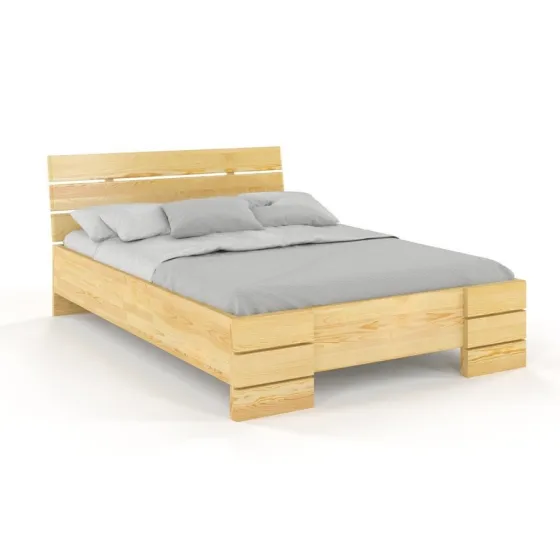 Lit coffre en bois 160x200 collection INDIGO