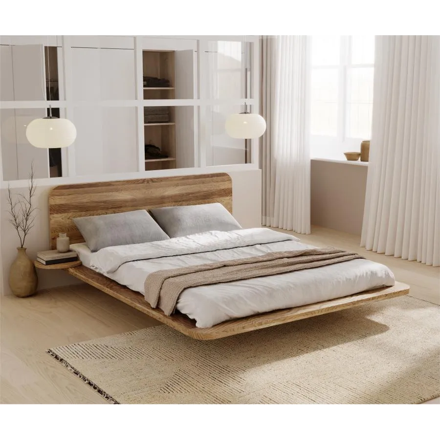 Lit deux places en chene collection Kobe