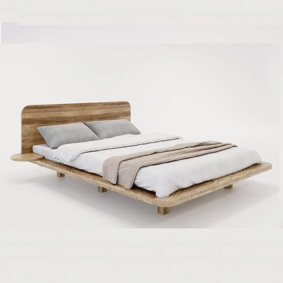 Lit adulte en chene collection Kobe