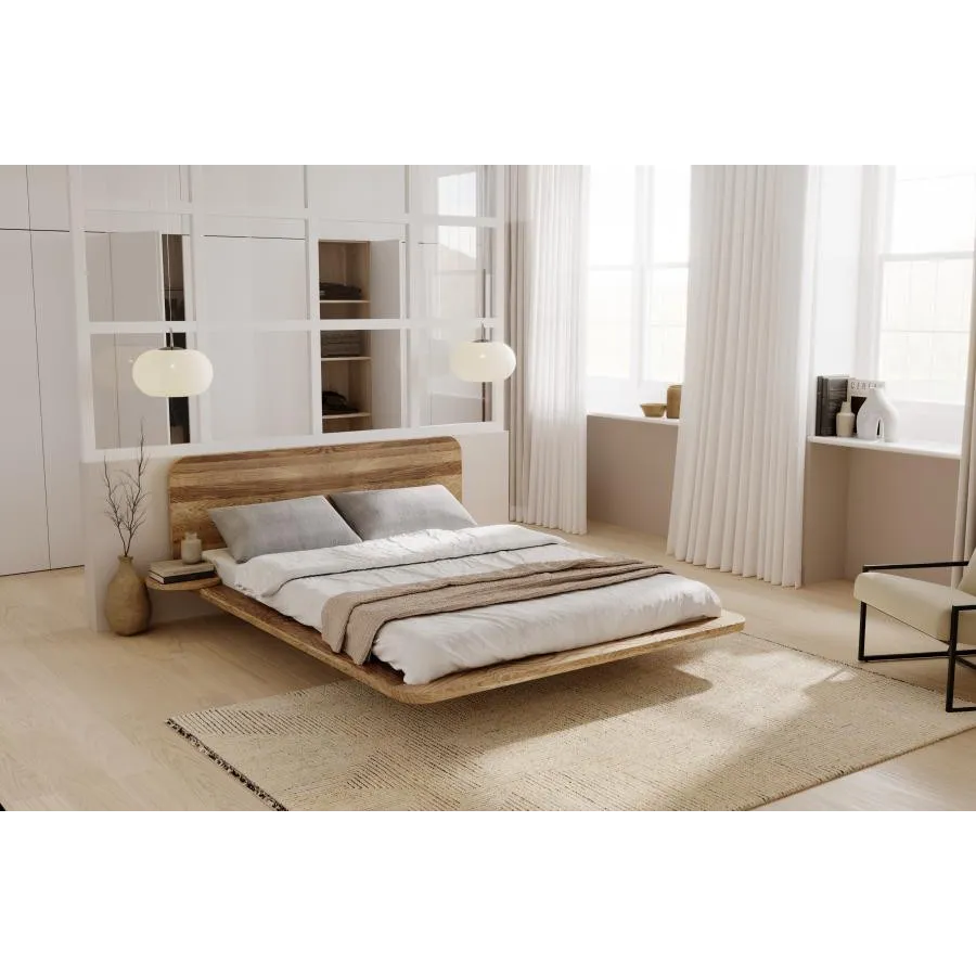 Lit chene chambre adulte collection Kobe