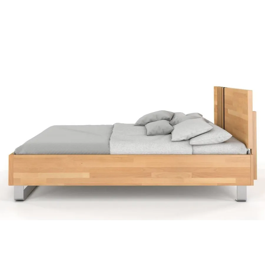 Lit en bois massif naturel 140x190  collection BELLEVUE