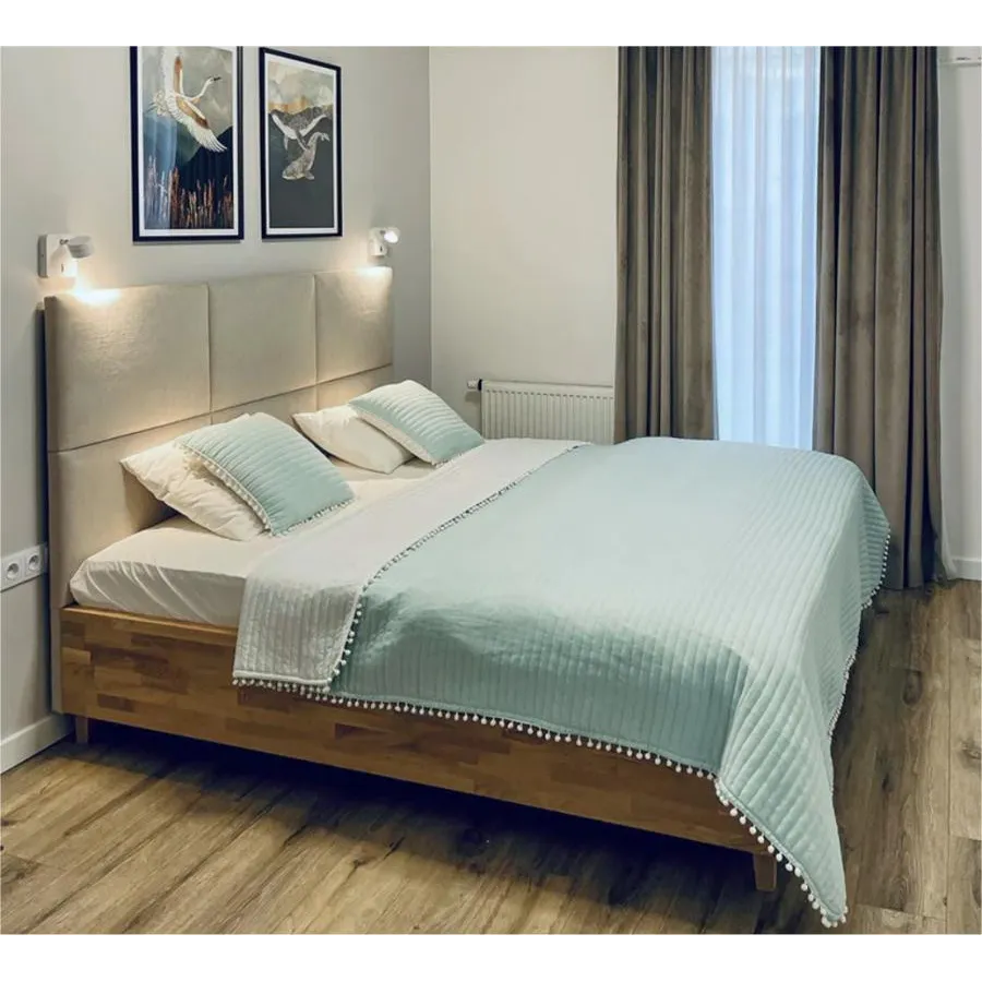 Lit coffre bois 180x200 collection Blox