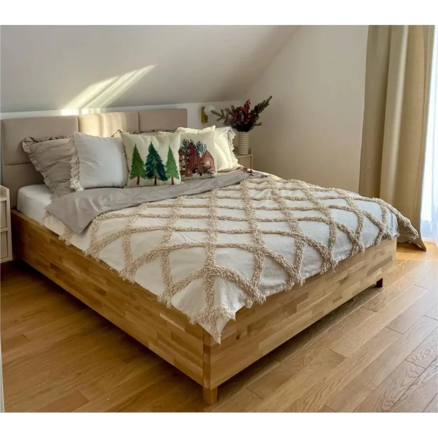 Lit coffre en bois naturel collection Blox