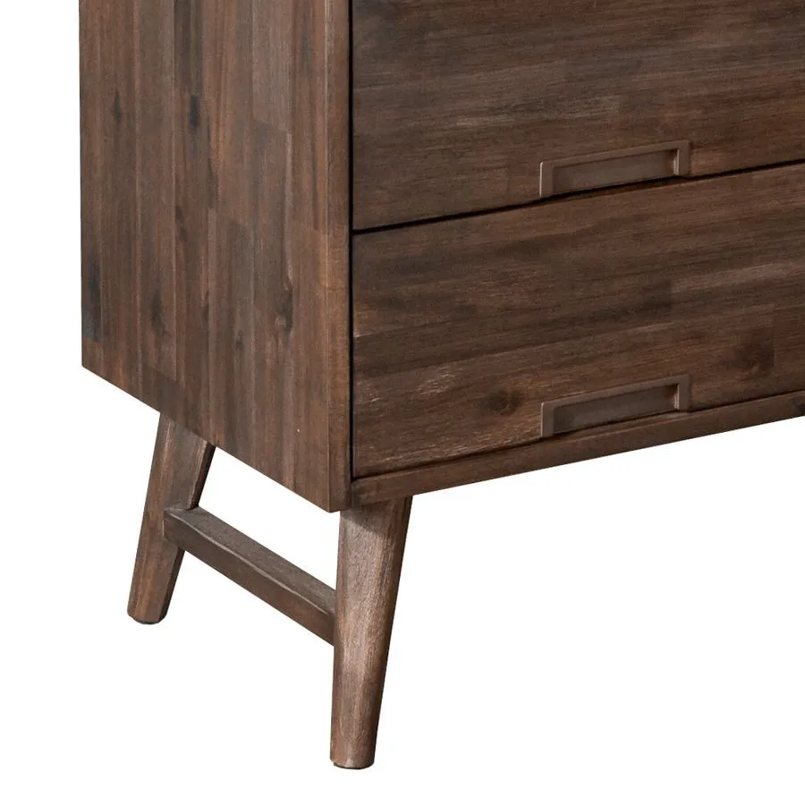 Buffet bois massif acacia coloris marron Ash