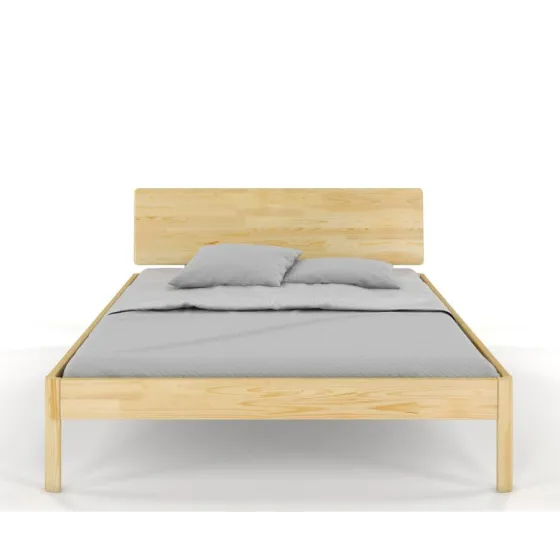Lit contemporain bois massif collection Ambre