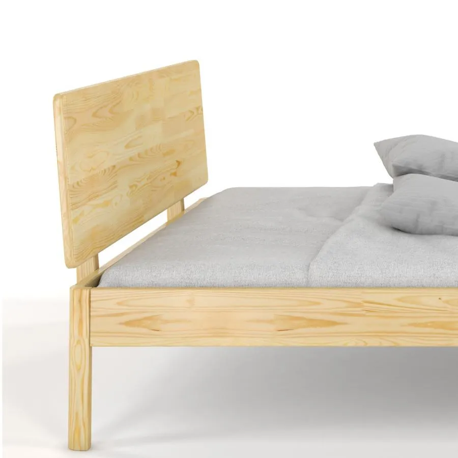 Lit moderne pin massif collection Ambre