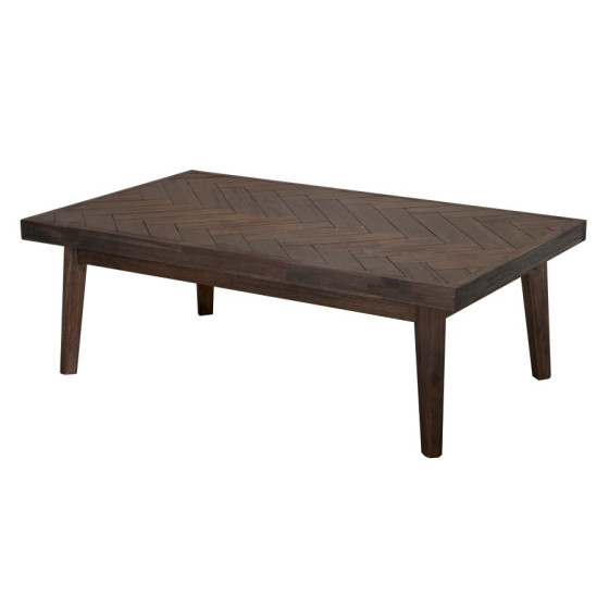 Table basse rectangulaire bois massif acacia Ash
