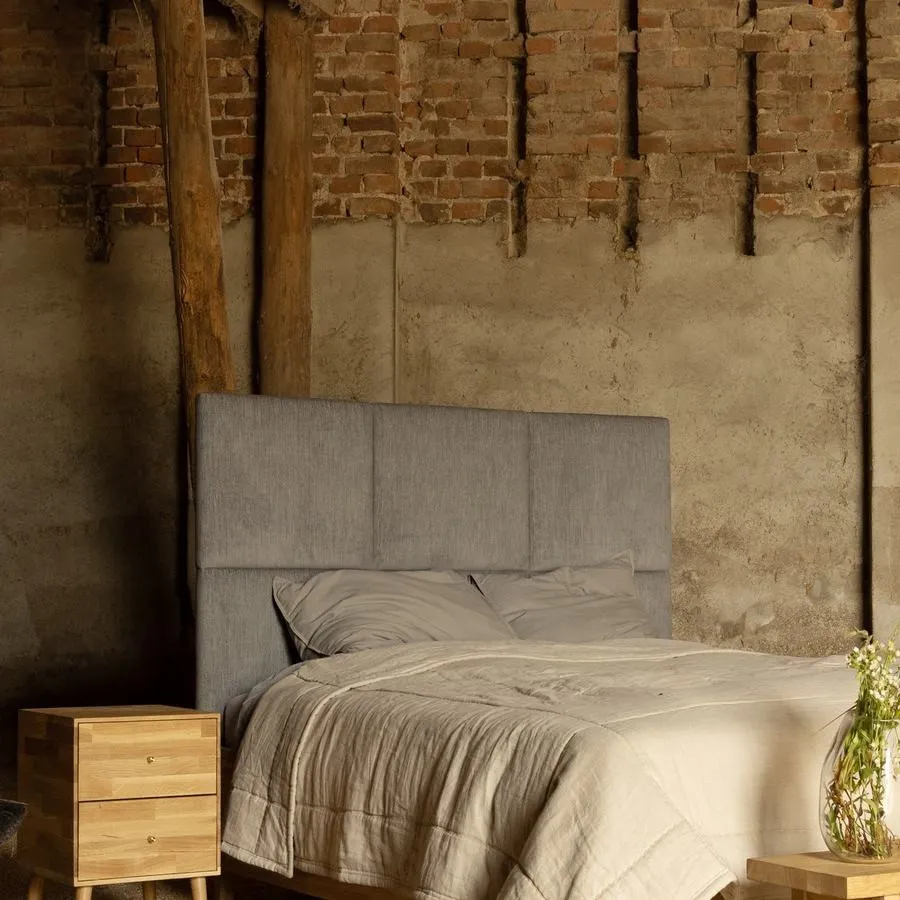 Lit coffre bois naturel collection LUND