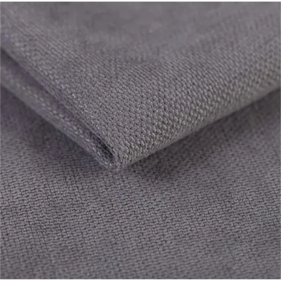 Lit bois tête de lit capitonnée gris clair collection Linéa