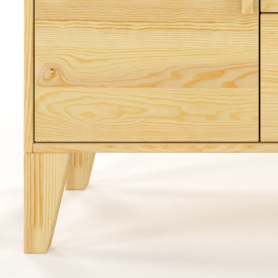 Commode pin massif finition bois naturel collection AGA