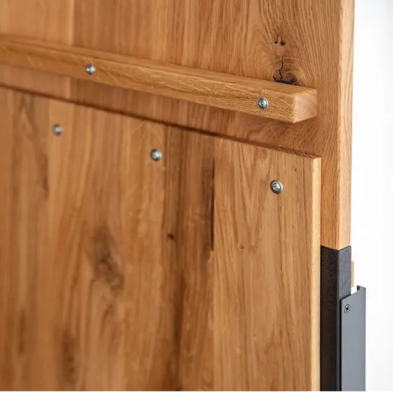 Armoire en chêne avec 4 portes en bois massif collection Rivaro